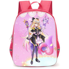 Star Detective Precure Moria Luluka Backpack School Bag StudentPack - Moria Luluka Staff Fierce Pink Portrait Poster