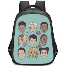 Sex Education Backpack StudentPack - Sex Education Character Avatar On Cyan Background