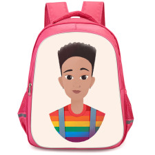Sex Education Ola Backpack StudentPack - Ola Portrait Illustration Beige Background
