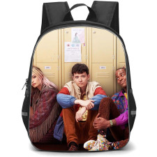 Sex Education Backpack StudentPack - Sex Education Otis Eric And Maeve Sitting Poster
