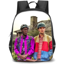 Sex Education Backpack StudentPack - Sex Education Otis Milburn And Eric Effiong Standing Poster