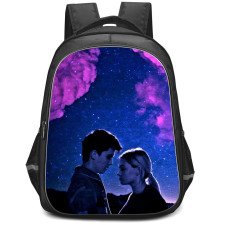 Sex Education Backpack StudentPack - Sex Education Otis And Maeve Standing Closeup On Starry Night Background