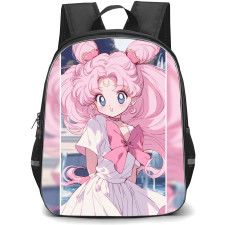 Sailor Moon Chibi Moon Black Lady Backpack StudentPack - Sailor Moon Chibi Moon Chibiusa Tsukino Poster