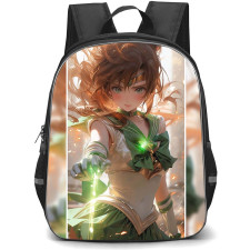 Sailor Moon Jupiter Sailor Jupiter Backpack StudentPack - Sailor Moon Sailor Jupiter Showing Power Digital Art Poster