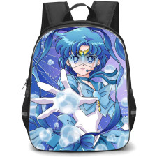 Sailor Moon Sailor Mercury Backpack StudentPack - Sailor Moon Sailor Mercury Fan Art Poster