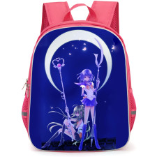 Sailor Moon Backpack StudentPack - Sailor Moon Sailor Pluto and Sailor Saturn On Blue Background
