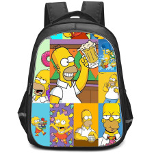 The Simpsons Homer Backpack StudentPack - Homer Collage