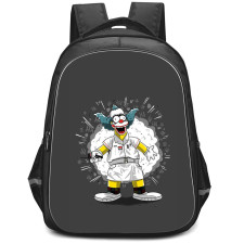 The Simpsons Krusty The Clown Backpack StudentPack - Krusty The Clown Wearing Nurse Costume