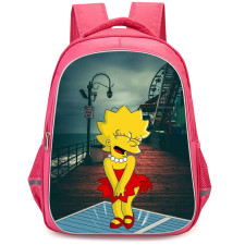 The Simpsons Lisa Backpack StudentPack - Lisa Crossover Marilyn Monroe Signature Posture
