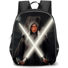 Star Wars Ahsoka Backpack StudentPack - Ahsoka Tano Attack Mode On Black Background