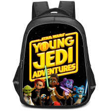 Star Wars Young Jedi Adventures Backpack StudentPack - Star Wars Young Jedi Adventures 2023 Poster Black Background