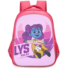 Star Wars Young Jedi Adventures Lys Solay Backpack StudentPack - Lys Solay Standing On Purple Background