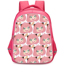 Spy X Family Anya Forger Backpack StudentPack - Anya Forger Avatar Pattern Art Poster