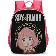 Spy X Family Anya Forger Backpack StudentPack - Anya Forger Portrait On Black Background