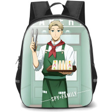 Spy X Family Loid Forger Backpack StudentPack - Loid Forger Bakery Chef Holding Food Poster