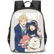 Spy X Family Backpack StudentPack - Spy X Family Member Portrait On Gray Background