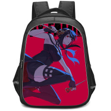 Spy X Family Yor Forger Backpack StudentPack - Yor Forger Action Posture Red Background