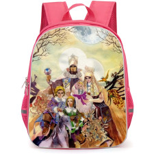 SaGa Frontier Backpack School Bag StudentPack - SaGa Frontier 2 Characters Watercolor Poster