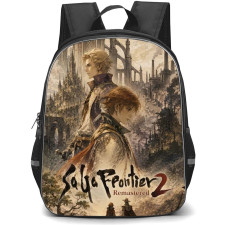 SaGa Frontier Backpack School Bag StudentPack - SaGa Frontier 2 Remastered Brush Art Poster