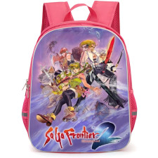 SaGa Frontier Backpack School Bag StudentPack - SaGa Frontier Characters Brush Art Poster