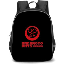 Sakamoto Days Backpack StudentPack - Sakamoto Days Logo On Black Background