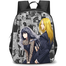 Sakamoto Days Osaragi And Shishiba Backpack StudentPack - Osaragi And Shishiba On Grayscale Comic Book Background