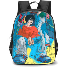 Sakamoto Days Backpack StudentPack - Yoichi Nagumo And Kei Uzuki Paint Art Poster