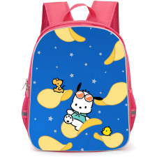 Sanrio Pochacco Backpack School Bag StudentPack - Pochacco Floating Chips Night Sky Poster