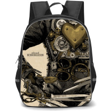 Edward Scissorhands Backpack StudentPack - Edward Scissorhands Half Portrait Illustration