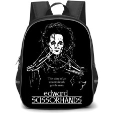 Edward Scissorhands Backpack StudentPack - Edward Scissorhands Portrait Grayscale On Black Background