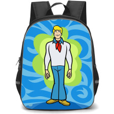 Scooby Doo Fred Backpack StudentPack - Fred Portrait Cartoon Art