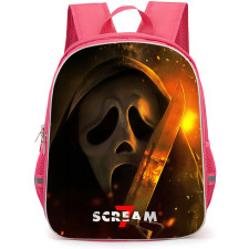 Scream 7 Ghostface Backpack School Bag StudentPack - Ghostface Fire Isnt Out Series Poster