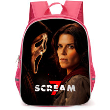 Scream 7 Backpack School Bag StudentPack - Sidney And Ghostface Fierce Portrait Series Poster