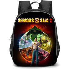 Serious Sam Backpack School Bag StudentPack - Serious Sam 2 Game Cover Poster