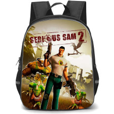 Serious Sam Backpack School Bag StudentPack - Serious Sam 2 Ultimate Battle Warrior Poster
