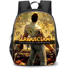 Serious Sam Backpack School Bag StudentPack - Serious Sam The Second Encounter Poster