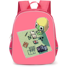 Sgt Frog Sargento Keroro Backpack School Bag StudentPack - Sargento Keroro Sitting On Mat Illustration Art Poster