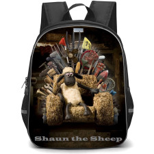 Shaun The Sheep Backpack StudentPack - Shaun The Sheep Sitting On Thrones Poster