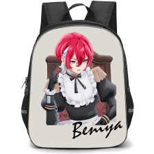 SHIBOYUGI Playing Death Games to Put Food On The Table Beniya Backpack School Bag StudentPack - Beniya Sitting On A Chair Anime Art Poster