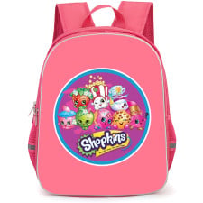 Shopkins Backpack School Bag StudentPack - Characters Smiling Logo Series Sticker