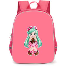 Shopkins Peppa Backpack School Bag StudentPack - Peppa Pout Portrait Sticker