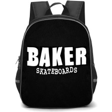Skating Baker Case Backpack StudentPack - Baker Logo Black And White
