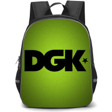 Skating DGK Case Backpack StudentPack - DGK Logo Black And Green