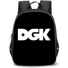 Skating DGK Case Backpack StudentPack - DGK Logo Black And White