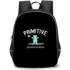 Skating Primitive Case Backpack StudentPack - Primitive Bear Silhoutte Art