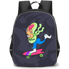Skating Case Backpack StudentPack - Skateboarding Abstract Art