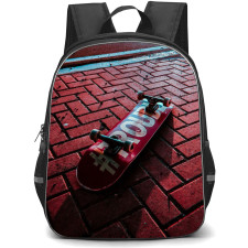Skating Case Backpack StudentPack - Skateboard #Trouble