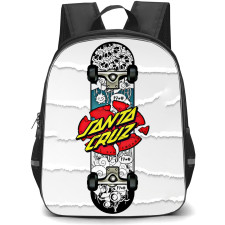 Skating Santa Cruz Case Backpack StudentPack - Santa Cruz Comic Art Skateboard