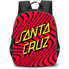 Skating Santa Cruz Case Backpack StudentPack - Santa Cruz Line Art