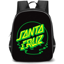 Skating Santa Cruz Case Backpack StudentPack - Santa Cruz Logo Green Black